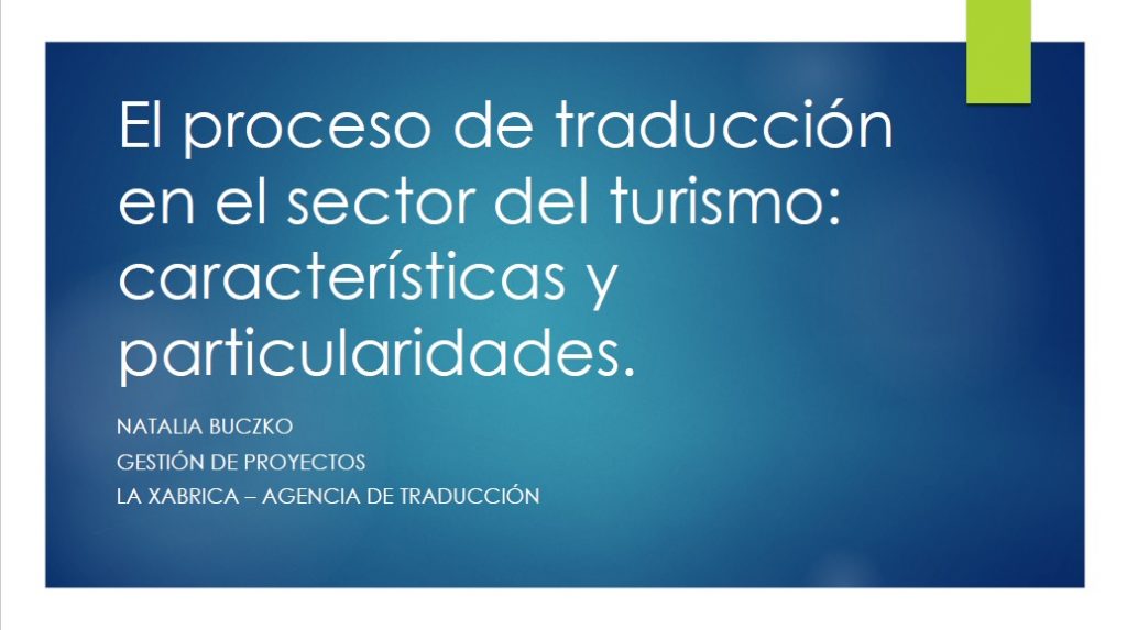 Traducción en turismo